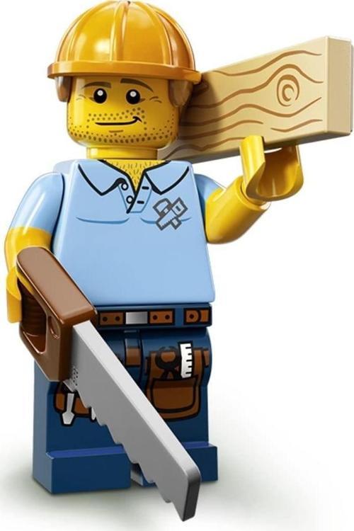 Minifigür - Seri 13 - 71008 - Carpenter +5 Yaş (1 Parça)
