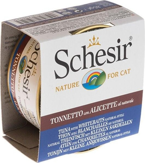 Ton Balıklı ve Ringa Balıklı Naturel Konserve Kedi Maması 85 Gr