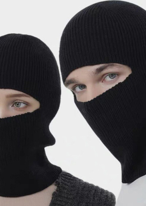 3'Lü Unisex Erkek Kadın Termal Rüzgar Geçirmez Motorcu Kışlık Akrilik Triko Bere Kar Maskesi