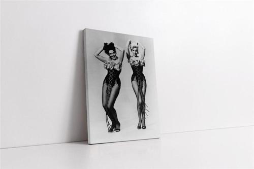 Siyah Beyaz Marilyn Monroe Kanvas Tablo