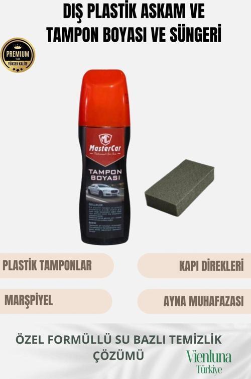 Premium Kalite Uzun Ömürlü Suya Dayanıklı Kauçuk ve Plastik Dış Aksam Siyah Tampon Parlatıcı Boya