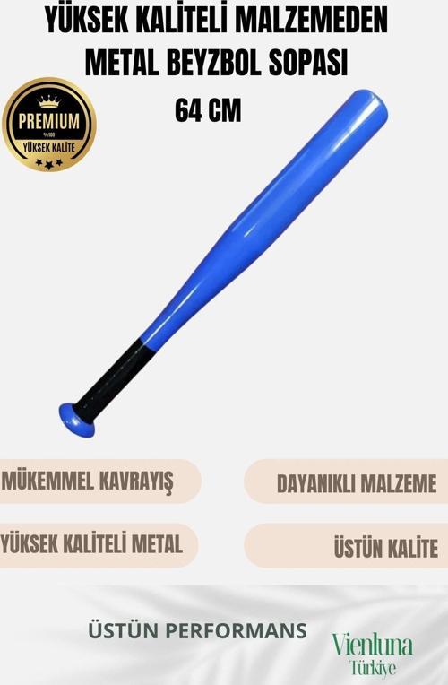 Üstün Tutuş Sağlayan Kırılmaz Ultra Dayanıklı Metal 28" Baseball Beyzbol Sopası 64 Cm