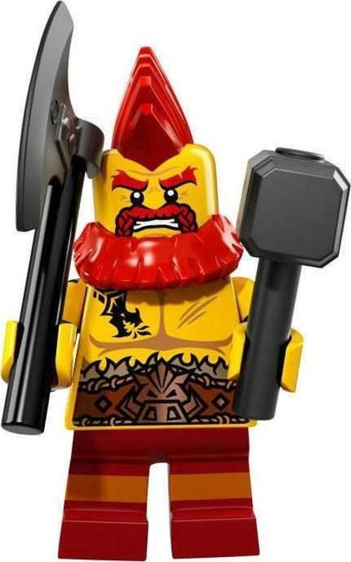 Minifigür - Seri 17 - 71018 - 10 Battle Dwarf