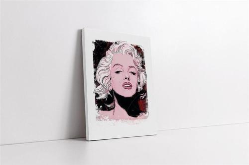 Soyut Marliyn Monroe Kanvas Tablo