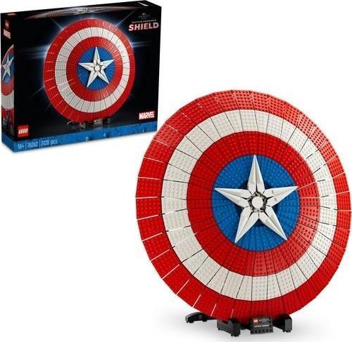 LEGO® Marvel Kaptan Amerika#nın Kalkanı 76262™ Yetişkinler Için Koleksiyonluk Yaratıcı Model Yapım Seti (3128 Parça)
