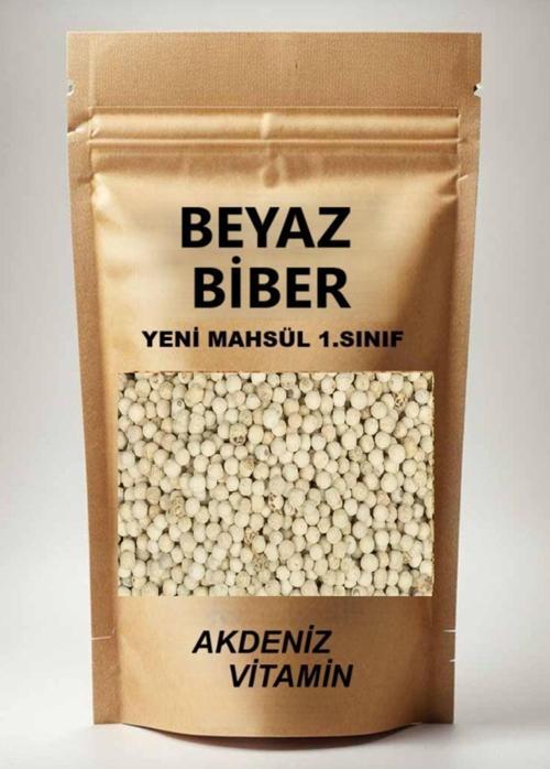 Beyaz Biber Tane 80 gr (Ak Biber)