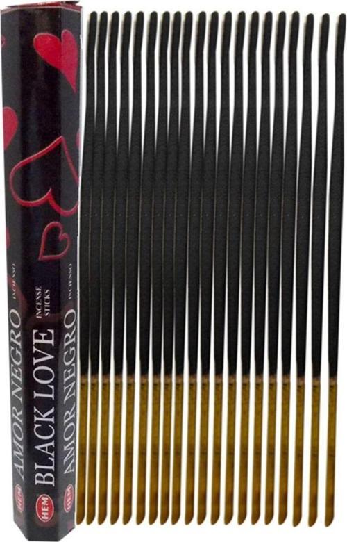 Aktarmarketix Kara Sevda Aşk Kokulu 20 Çubuk Tütsü - Black Love