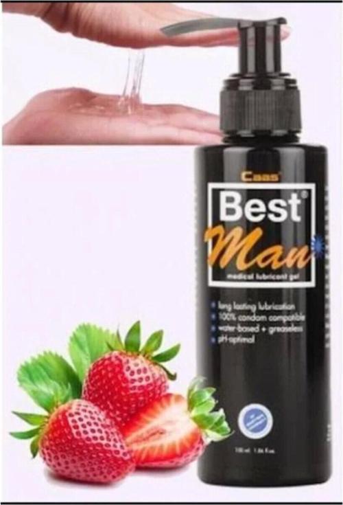 Best Man Çilek Aromalı Kayganlaştırıcı Jel 150 Ml