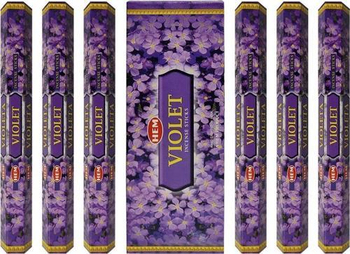 Violet (Menekşe) Tütsü 6 Adet (120 Çubuk) Tütsü Kayığı Hediye