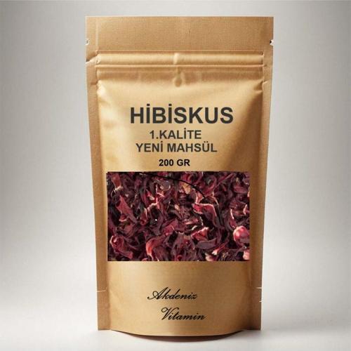 Hibisküs, Bamya Çiçeği, Mekke Gülü, Nar Çiçeği, Hibiscus 200 gr