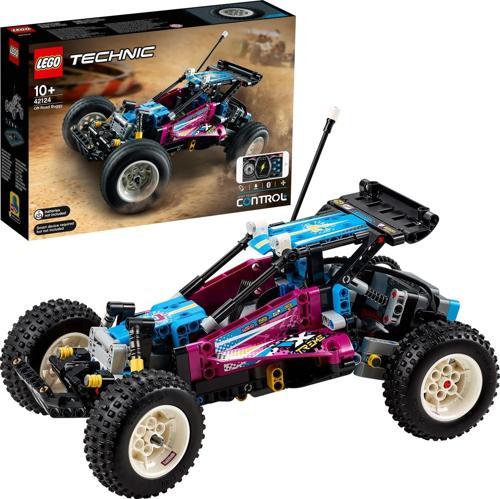 Technic Arazi Jipi 42124 Model Yapım Seti; Çocuklar için Uygulama Kumandalı Retro Jip (374 Parça)