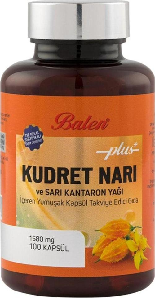Kudret Narı Ve Sarı Kantaron Yağı Içeren Yumuşak Kapsül 1580 Mg x 100 Adet