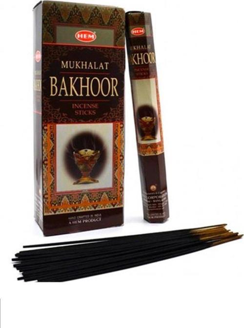 Mukhalat Bakhoor Odun Kokulu Çubuk Tütsü 6X20 120 Adet