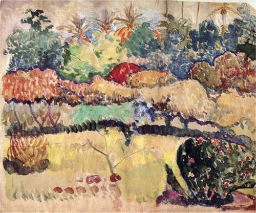 Suluboya Soyut Manara Kanvas Tablo 75x100 cm Kb27235 75x100 cm
