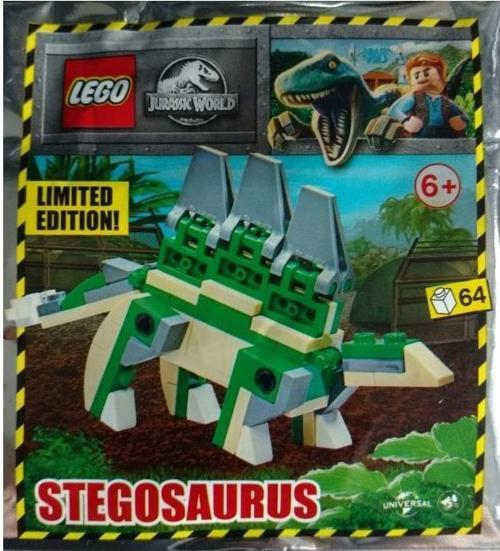 Jurassic World Stegosaurus Set 122111 +6 Yaş (64 Parça)
