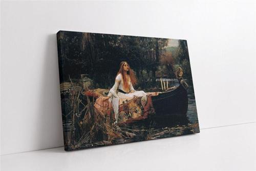The Lady Of Shalott Jw Waterhouse Kanvas Tablo