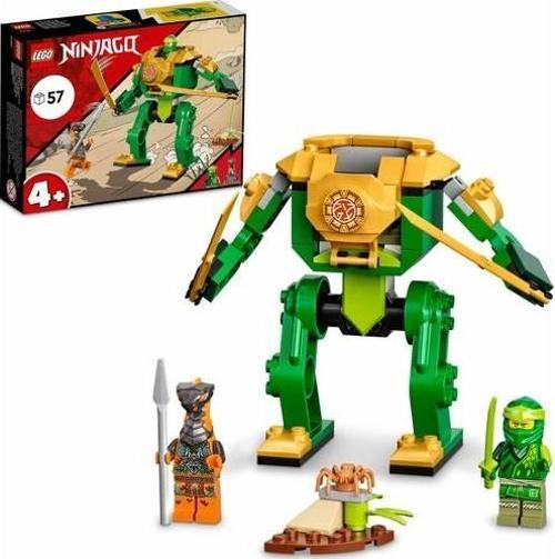Ninjago Lloyd’un Ninja Robotu 71757 - 4 Yaş ve Üzeri İçin Ninja İçeren Oyuncak Yapım Seti +4 Yaş (57 Parça)