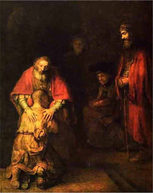 The Return Of The Prodigal Son Kanvas Tablo 30x40 cm Kb22035 30x40 cm