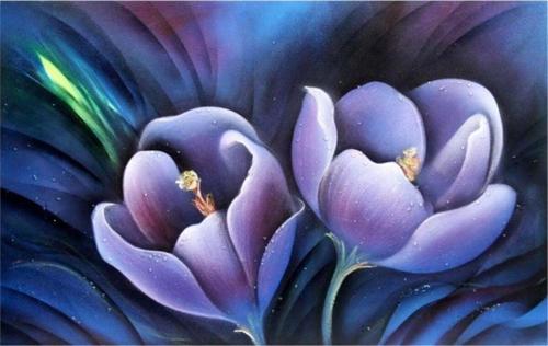 Taç Yaprağı Kanvas Tablo 50x70 cm Kb03470 50x70 cm