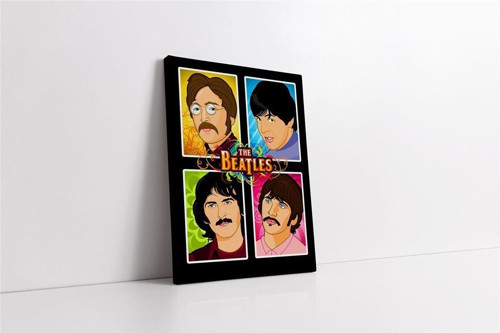 The Beatles Grubu Üyeleri Kanvas Tablo