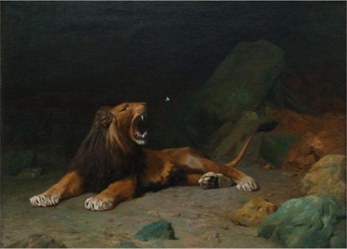 Vahşi Doğa Aslan Kanvas Tablo 120x180 cm Kb15110 120x180 cm