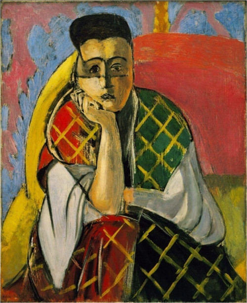 Yağlı Boya Düşünce Henri Matisse Kanvas Tablo 50x70 cm B-13-164 50x70 cm
