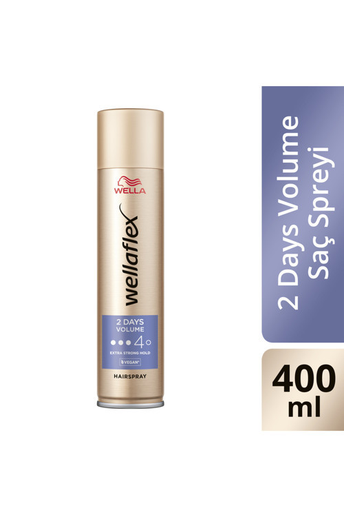 Wellaflex 2 Days Volume Extra Strong Hold Saç Spreyi 400Ml