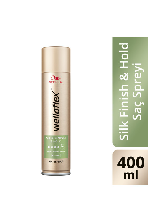 Wellaflex Silk Finish And Hold Ultra Strong Hold Saç Spreyi 400Ml