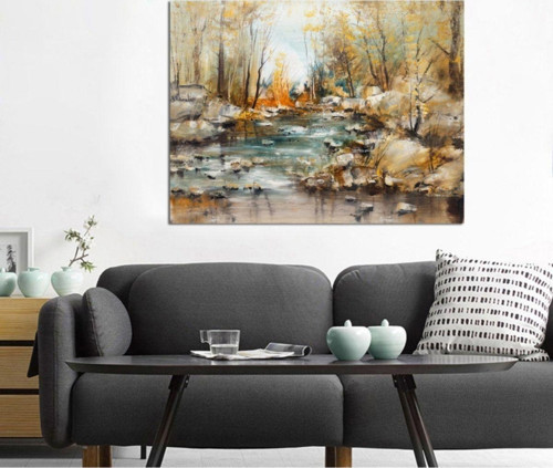 Yağlı Boya Manzara Kanvas Tablo 60x90 cm 60x90 cm