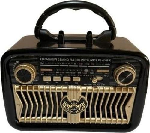 Rt-551 Bluetooth Fm-Usb-Tf-Aux Şarjlı Nostaljik Radyo