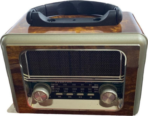 Rt-741 Bluetooth -Fm-Am-Sw-Usb-Tf Card-Aux Nostaljik Radyo