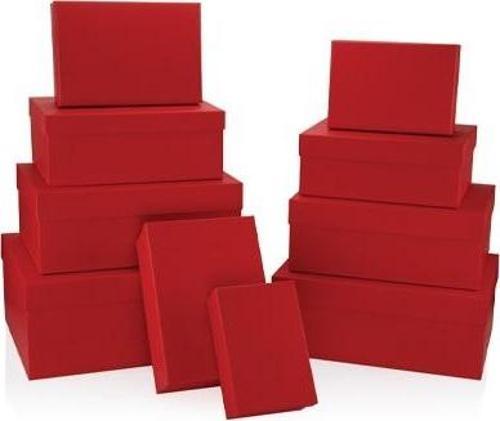 Hediye Kutusu Seti Your Red Dikdörtgen 10 Lu Bx08950