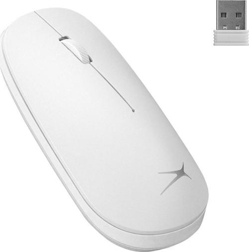 Albm7305 Beyaz 2.4Ghz Usb 1600Dpi Alkalin Pilli Kablosuz Mouse