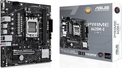 Prime A620M-E-Csm 6400Mhz(Oc) Rgb M.2 Am5 Matx Ddr5 Anakart