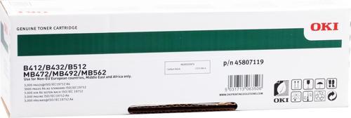 B412-432-512 Mb472-492-562 3.000 Sayfa Kapasiteli Toner 45807119