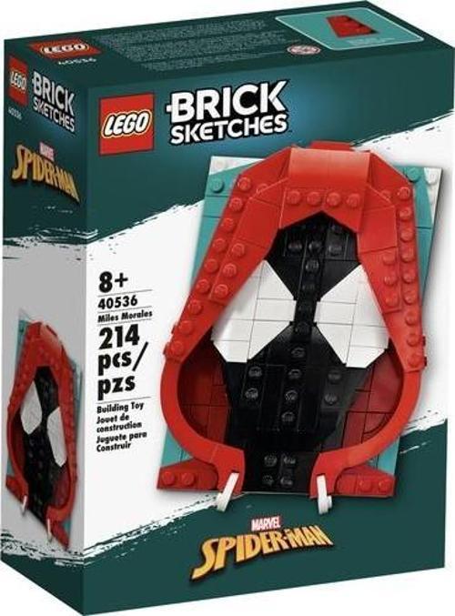 Brick Sketches 40536 Miles Morales +8 Yaş (214 Parça)