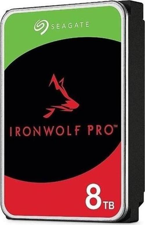 8Tb St8000Nt001 İronwolf Pro 3,5" 7200Rpm 256Mb Rv Sensör, Sata 3, 7-24 Nas Diski