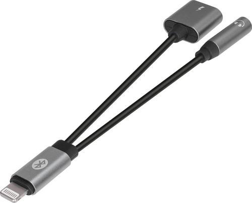 Sl-Ta40M Lightning Gri Metal 2İn1 Bluetooth Şarj+Kulaklık Çevirici