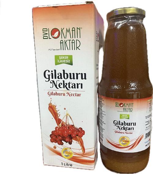2 Adet Gilaburu Nektarı Şekersiz Katkısız Boyasız Konsantre 1 lt