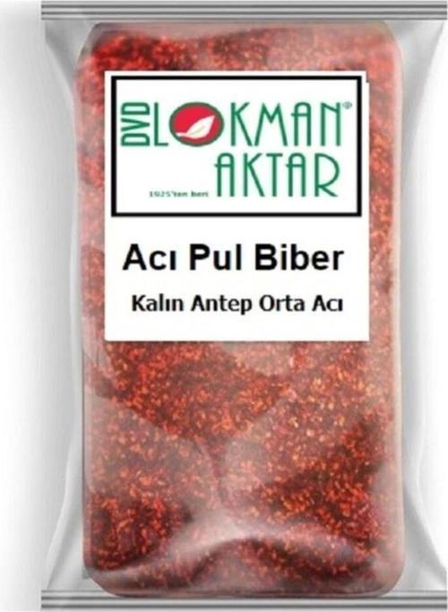 Lokman Aktar Kalın Pul Biber Antep Orta Acı 1 kg
