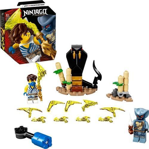 Ninjago Efsanevi Savaş Seti – Jay ile Serpentine 71732 - Dönen Savaş Oyuncağı İçeren Ninja Oyun Seti (69 Parça)
