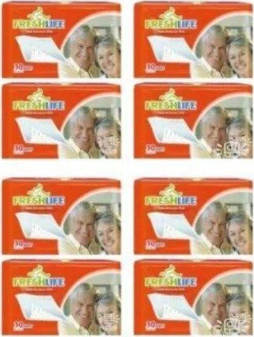 Yatak Koruyucu Örtü 60X90 8Li Avantaj Paketi 240 Adet Freshlıfe