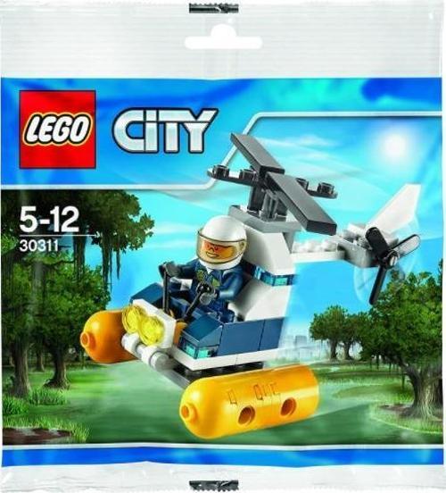 City 30311 Swamp Polis Helikopter Mini Set