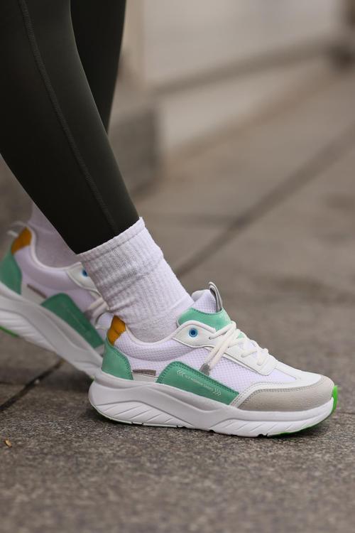 Kadın Fileli Sneaker Ortopedik Taban Günlük Spor Ayakkabı SLZ00030