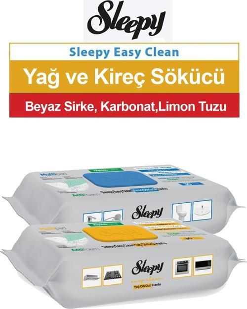 Easy Clean Kireç Sökücü Ve Yağ Çözücü Havlu 30'Lu 2 Paket