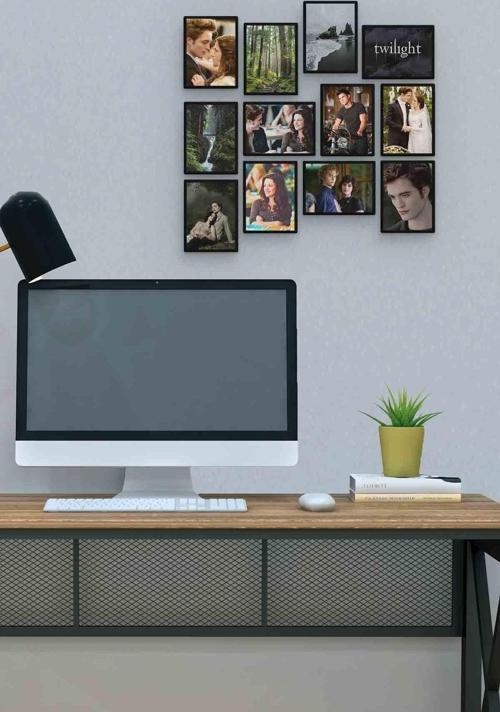 Alacakaranlık 12 Parça Mdf (ahşap) Tablo Ofis Boyu 