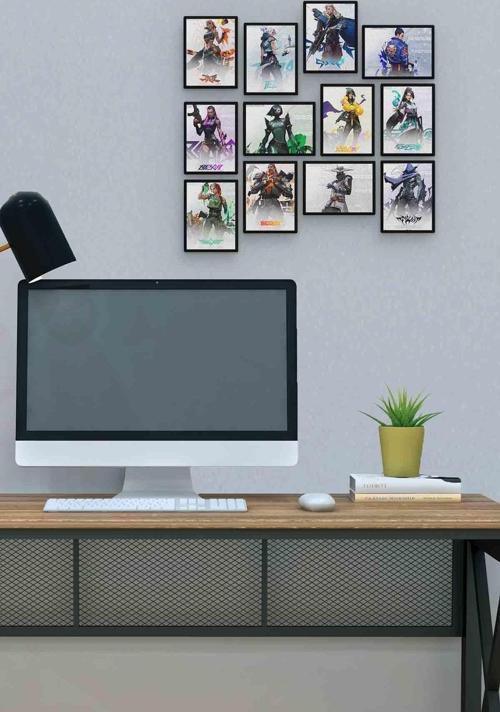 Pc Game 12 Parça Mdf (ahşap) Tablo Ofis Boyu 