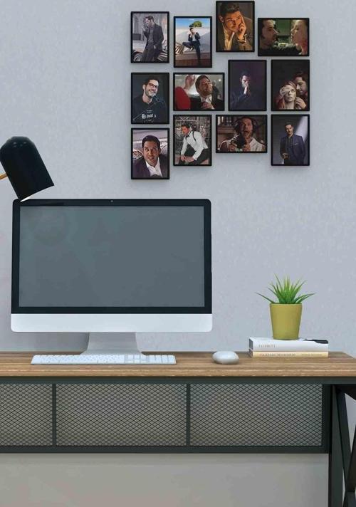 Lucifer 12 Parça Mdf (ahşap) Tablo Ofis Boyu 