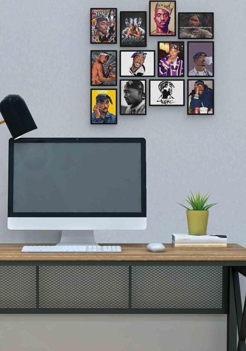 2pac 12 Parça Mdf (ahşap) Tablo Ofis Boyu 