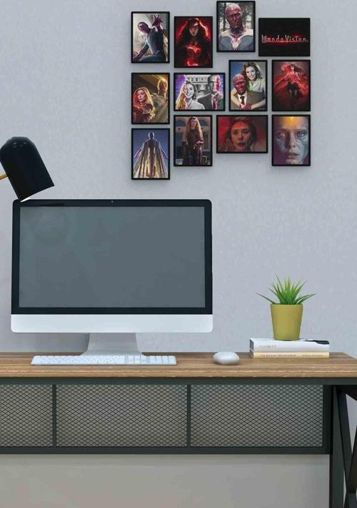 Wanda Vision 12 Parça Mdf (ahşap) Tablo Ofis Boyu 
